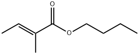 (E)-2-甲基-2-丁酸丁酯, 7785-66-2, 结构式