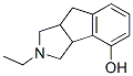Indeno[1,2-c]pyrrol-4-ol, 2-ethyl-1,2,3,3a,8,8a-hexahydro- (9CI) Struktur