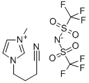 1-甲基-3-(3-氰丙基)咪唑双(三氟甲磺酰基)酰胺, 778593-18-3, 结构式