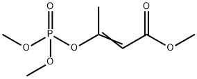 3-[(ジメトキシホスフィニル)オキシ]-2-ブテン酸メチル 化学構造式