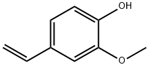2-甲氧基-4-乙烯基苯酚 结构式