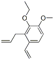 Benzene, 1-ethenyl-3-ethoxy-4-methoxy-2-(2-propenyl)- (9CI) Structure