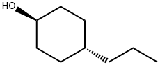 trans-4-プロピルシクロヘキサノール 化学構造式