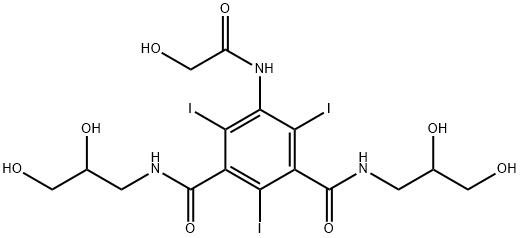 碘佛醇水解物 结构式