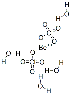 Beryllium perchlorate tetrahydrate. Structure