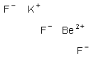 四フッ化ベリリウム酸カリウム  化学構造式
