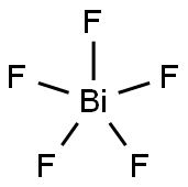 ビスマス(V)ペンタフルオリド 化学構造式