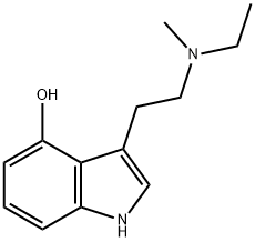 N-乙基-4-羟基-N-甲基色胺, 77872-41-4, 结构式