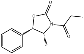 N-PROPIONYL-(4S,5R)-4-METHYL- 5-PHENYL-2-OXAZOLIDINONE Struktur