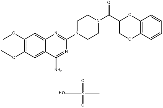 Doxazosin mesylate Structure