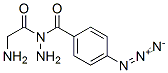 4-azidobenzoylglycylhydrazide 结构式