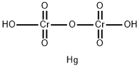 MERCURY(2+),OXIDO-(OXIDO(DIOXO)CHROMIO)OXY-DIOXOCHROMIUM, 7789-10-8, 结构式