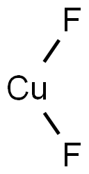 銅(II)ジフルオリド 化学構造式