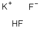 Potassium hydrogen fluoride Struktur