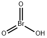 溴酸,7789-31-3,结构式