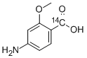 4-AMINO-2-METHOXYBENZOIC ACID [CARBOXYL-14C] Structure