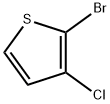 2-ブロモ-3-クロロチオフェン 化学構造式