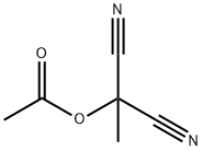 1,1-DICYANOETHYL ACETATE, 7790-01-4, 结构式