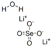 Lithium selenate monohydrate. Struktur