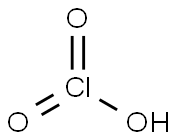 CHLORIC ACID Structure