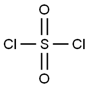 Sulfuryl chloride Struktur