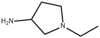 1-ethyl-3-pyrrolidinamine(SALTDATA: FREE), 7791-89-1, 结构式