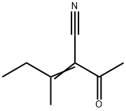 2-Pentenenitrile, 2-acetyl-3-methyl- (9CI) Struktur