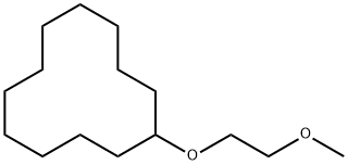 (2-methoxyethoxy)cyclododecane 结构式