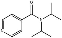 N,N-ジイソプロピルイソニコチンアミド 化学構造式