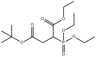 1-Ethyl 4-(tert-Butyl) 2-(diethyl phosphono)succinate Structure