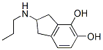 1H-Indene-4,5-diol, 2,3-dihydro-2-(propylamino)- (9CI) Structure