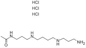 N1-アセチルスペルミン 三塩酸塩 化学構造式
