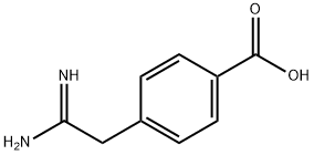 4-CARBAMIMIDOYLMETHYL-BENZOIC ACID Structure