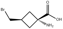 CYCLOBUTANECARBOXYLIC ACID, 1-AMINO-3-(BROMOMETHYL)-, CIS- (9CI) 中文名称:	, 779318-30-8, 结构式
