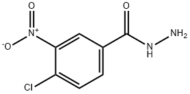 4-氯-3-硝基苯甲酰肼 结构式