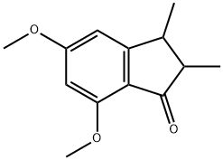 5,7-DIMETHOXY-2,3-DIMETHYL-INDAN-1-ONE Structure