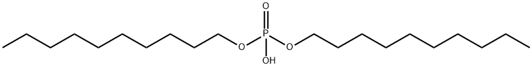 PHOSPHORIC ACID DI-N-DECYL ESTER Structure