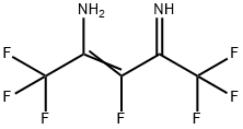2-氨基-4-亚氨基八氟-2-戊烯 结构式