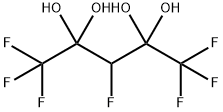 3H-HEPTAFLUORO-2,2,4,4-TETRAHYDROXYPENTANE Structure