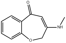 3-(methylamino)-1-benzoxepin-5(2H)-one 结构式