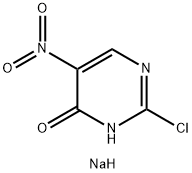 2-Chloro-4-hydroxy-5-nitro-pyrimidine, sodium salt,77961-30-9,结构式
