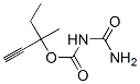 Carbamic acid, (aminocarbonyl)-, 1-ethyl-1-methyl-2-propynyl ester (9CI) Struktur