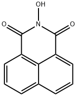 N-ヒドロキシ-1,8-ナフタルイミド 化学構造式