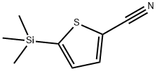 5-CYANO-2-TRIMETHYLSILYL-THIOPHENE Struktur