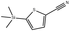 5-CYANO-2-TRIMETHYLSILYL-THIOPHENE Structure