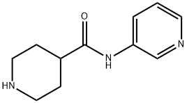 N-(吡啶-3-基)哌啶-4-甲酰胺 结构式