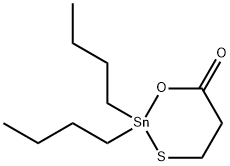 2,2-ジブチルジヒドロ-6H-1,3,2-オキサチアスタンニン-6-オン 化学構造式