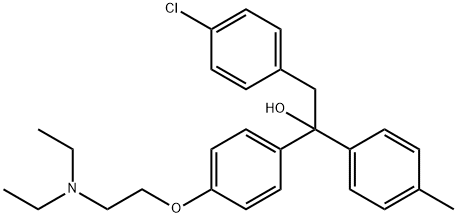 曲帕拉醇, 78-41-1, 结构式