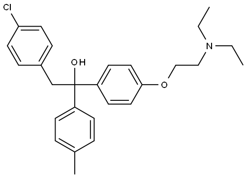 TRIPARANOL Struktur