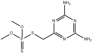 ジチオりん酸S-(4,6-ジアミノ-1,3,5-トリアジン-2-イル)メチルO,O-ジメチル